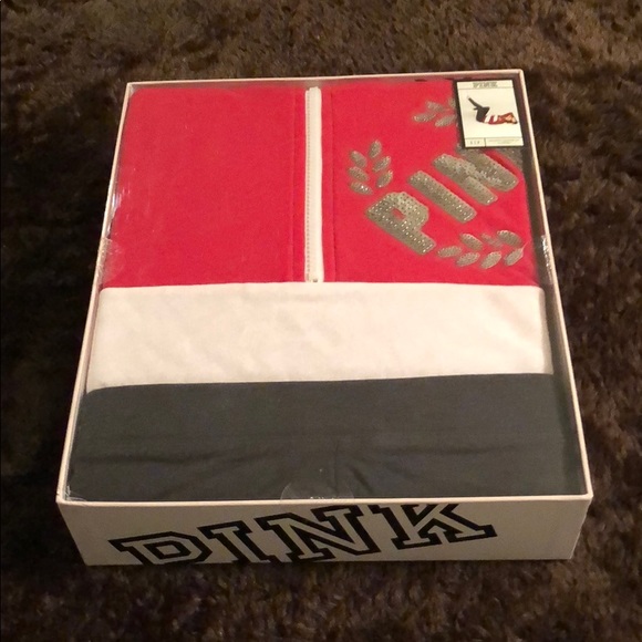 NWT PINK University Quarter Zip & Legging Set - Picture 4 of 6